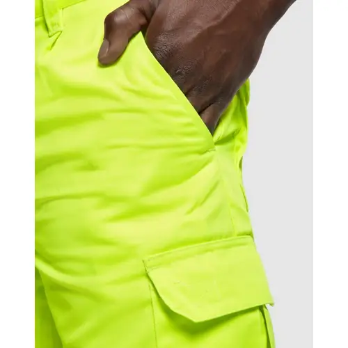 PANTALÓN LARGO DE ALTA VISIBILIDAD ALFA REF HV9309 - 02 Amarillo Fluor