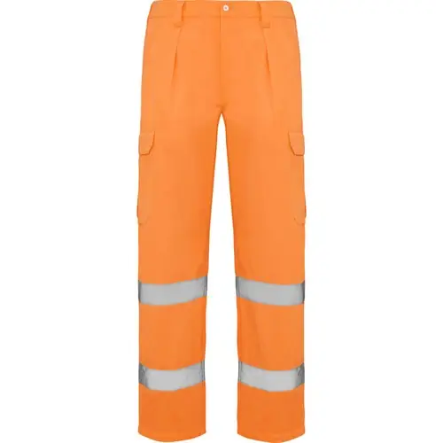 PANTALÓN LARGO DE ALTA VISIBILIDAD ALFA REF HV9309 - Naranja Fluor