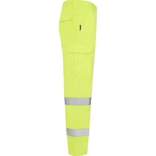 PANTALÓN LARGO DE ALTA VISIBILIDAD ALFA REF HV9309 - Right Amarillo Fluor