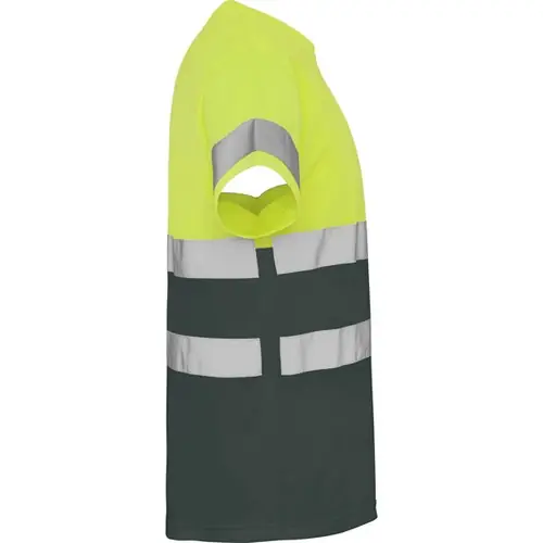 CAMISETA TÉCNICA DE ALTA VISIBILIDAD DELTA REF HV9310 - Right Plomo Amarillo Fluor