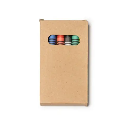 SET DE 6 CERAS EN CAJA DE CARTÓN BOREAL REF HW8000 ROLY - Back Crudo