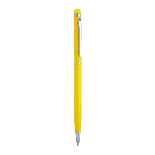 BOLÍGRAFO ALUMINIO CON PUNTERO TÁCTIL BAUME REF HW8005 - Amarillo Back Amarillo