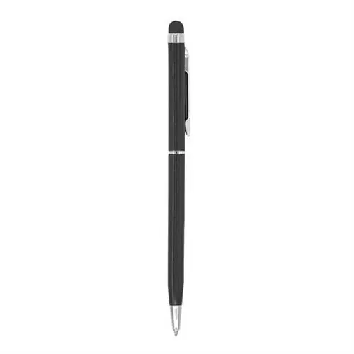 BOLÍGRAFO ALUMINIO CON PUNTERO TÁCTIL BAUME REF HW8005 - Left Negro
