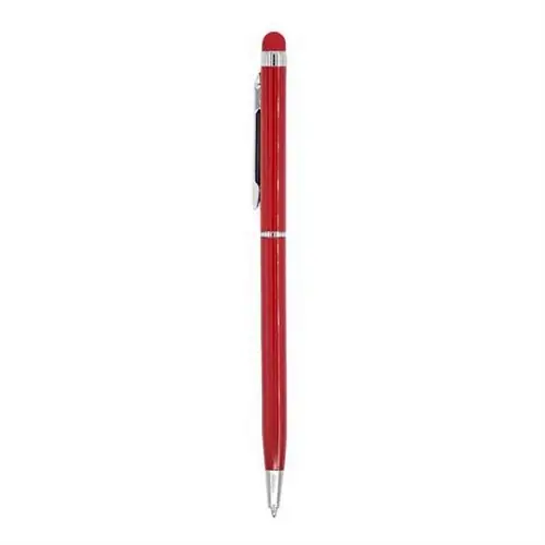 BOLÍGRAFO ALUMINIO CON PUNTERO TÁCTIL BAUME REF HW8005 - Right Rojo