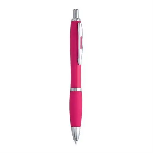 BOLÍGRAFO DE ABS CON PULSADOR MERLIN REF HW8009 ROLY - Left Fucsia