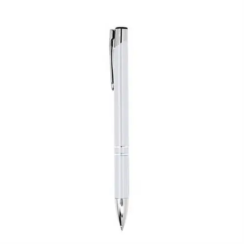 BOLÍGRAFO CON CUERPO DE ALUMINIO ARDENES REF HW8013 - Right Blanco