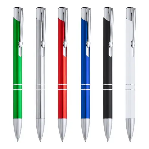 BOLÍGRAFO CON CUERPO DE ALUMINIO ARDENES REF HW8013 - Rojo 02 Rojo