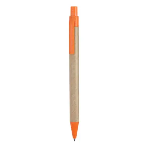 BOLÍGRAFO EN CARTÓN RECICLADO GROVE REF HW8029 ROLY - Naranja Naranja