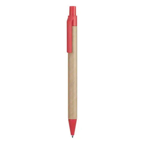BOLÍGRAFO EN CARTÓN RECICLADO GROVE REF HW8029 ROLY - Rojo Back Rojo