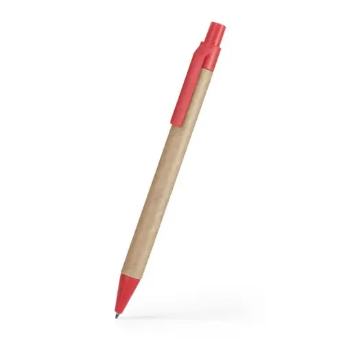 BOLÍGRAFO EN CARTÓN RECICLADO GROVE REF HW8029 ROLY - Rojo Rojo