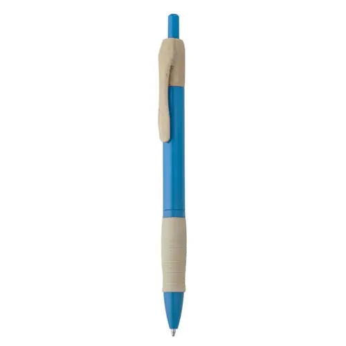 BOLÍGRAFO PULSADOR DE FIBRA DE TRIGO HANA REF HW8032 - Royal Claro