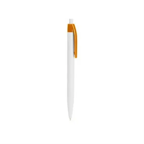 BOLÍGRAFO DE ABS CON PULSADOR HINDRES REF HW8045 ROLY - Left Naranja