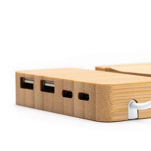 puerto usb elaborado en bambú ref ia1084 - 01 Crudo