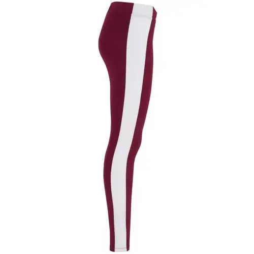malla larga mujer con elastano ref lg0398 - Right Borgona Blanco