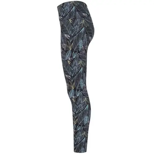 malla larga mujer estampada ref lg0399 - Left Hoja Negro