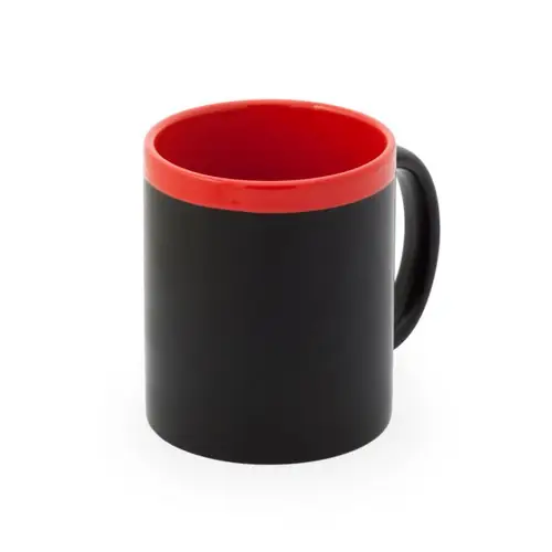 TAZA PIZARRA DE 350 ML PALTA REF MD4007 ROLY - 01 Rojo
