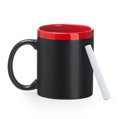 TAZA PIZARRA DE 350 ML PALTA REF MD4007 ROLY - Rojo