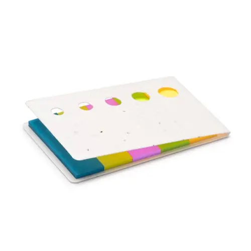 portanotas de papel reciclado y degradable con semillas ref nb1183 - 02 Crudo