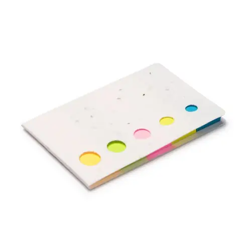 portanotas de papel reciclado y degradable con semillas ref nb1183 - Crudo
