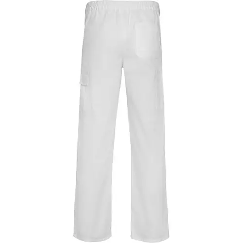 PANTALÓN LARGO CORTE RECTO PINTOR REF PA9102 ROLY - Back Blanco