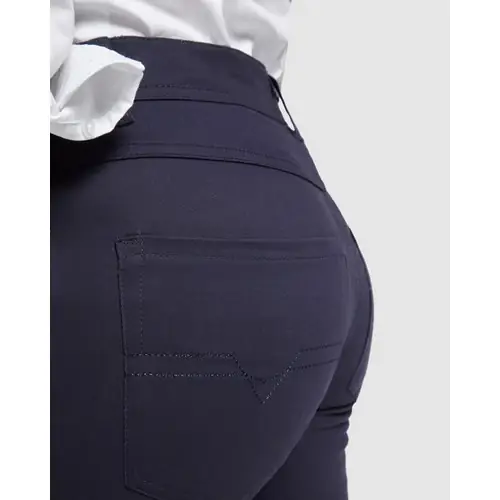 PANTALÓN LARGO DE MUJER ENTALLADO HILTON REF PA9107 - 02 Marino