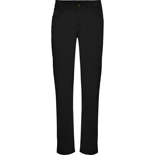 PANTALÓN LARGO DE MUJER ENTALLADO HILTON REF PA9107 - Negro