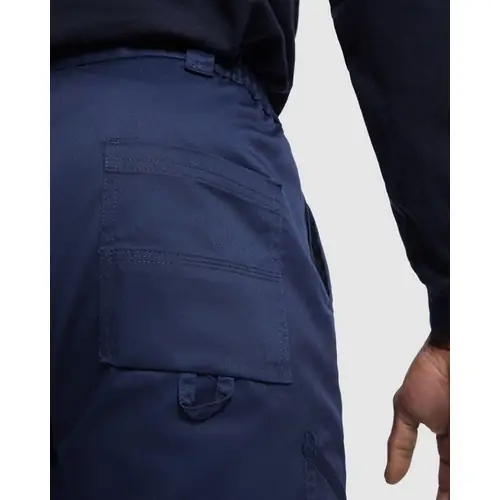 PANTALÓN LARGO LABORAL SIN PINZAS PROTECT REF PA9108 ROLY - 01 Marino