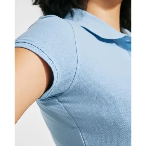 POLO DE MUJER DE MANGA CORTA STAR WOMAN REF PO6634 - 02 Celeste