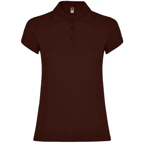 POLO DE MUJER DE MANGA CORTA STAR WOMAN REF PO6634 - Back Chocolate