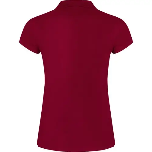 POLO DE MUJER DE MANGA CORTA STAR WOMAN REF PO6634 - Back Granate