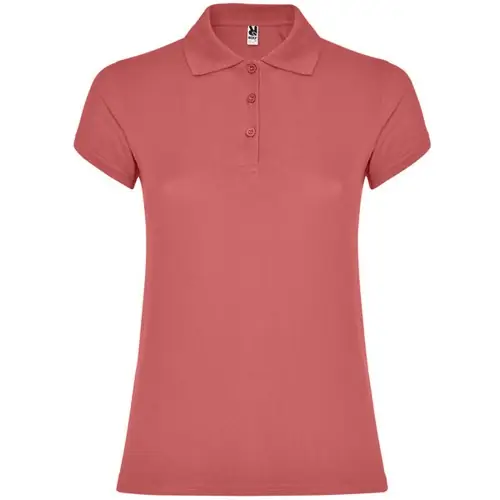 POLO DE MUJER DE MANGA CORTA STAR WOMAN REF PO6634 - Back Rojo Crisantemo