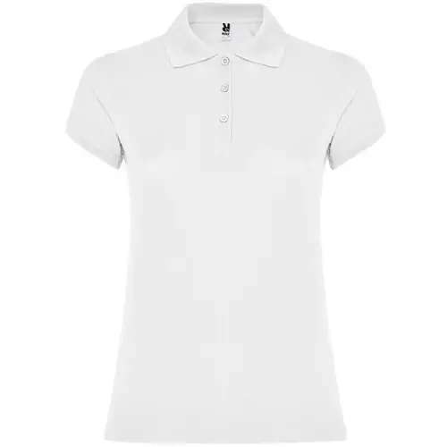 POLO DE MUJER DE MANGA CORTA STAR WOMAN REF PO6634 - Blanco