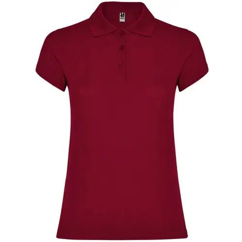 POLO DE MUJER DE MANGA CORTA STAR WOMAN REF PO6634 - Granate
