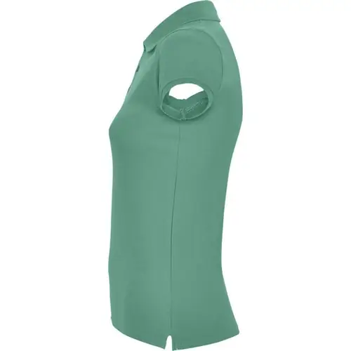 POLO DE MUJER DE MANGA CORTA STAR WOMAN REF PO6634 - Left Menta Oscuro
