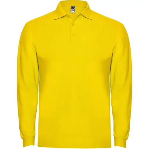 POLO DE MANGA LARGA ESTRELLA REF PO6635 ROLY - Amarillo