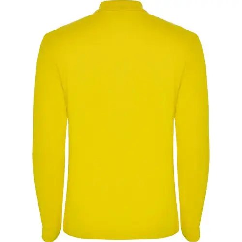POLO DE MANGA LARGA ESTRELLA REF PO6635 ROLY - Back Amarillo