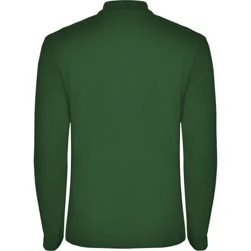 POLO DE MANGA LARGA ESTRELLA REF PO6635 ROLY - Back Verde Botella