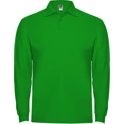 POLO DE MANGA LARGA ESTRELLA REF PO6635 ROLY - Back Verde Grass