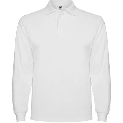 POLO DE MANGA LARGA ESTRELLA REF PO6635 ROLY - Blanco