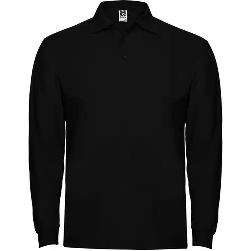 POLO DE MANGA LARGA ESTRELLA REF PO6635 ROLY - Negro