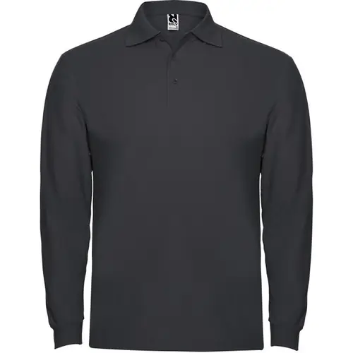 POLO DE MANGA LARGA ESTRELLA REF PO6635 ROLY - Plomo Oscuro