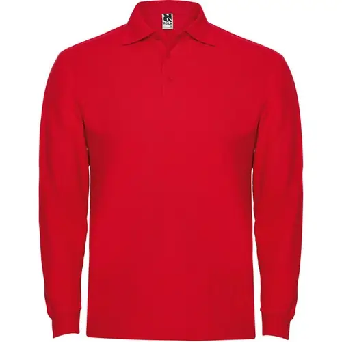 POLO DE MANGA LARGA ESTRELLA REF PO6635 ROLY - Rojo