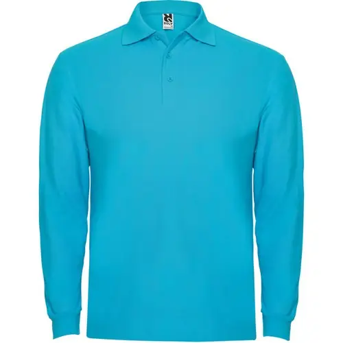 POLO DE MANGA LARGA ESTRELLA REF PO6635 ROLY - Turquesa