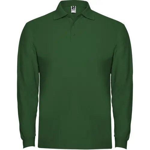 POLO DE MANGA LARGA ESTRELLA REF PO6635 ROLY - Verde Botella