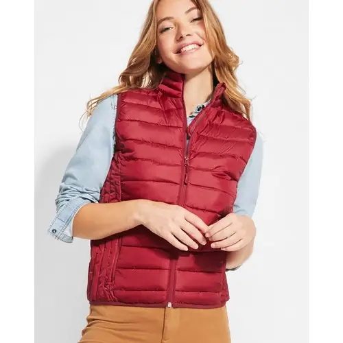 CHALECO DE MUJER ACOLCHADO OSLO WOMAN REF RA5093 ROLY - Granate