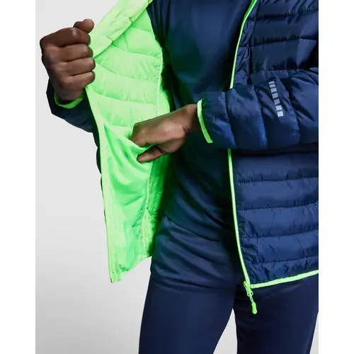 PARKA DEPORTIVA ACOLCHADA NORWAY REF RA5097 ROLY - 02 Marino Verde Fluor
