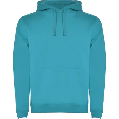 SUDADERA CON CAPUCHA DE DOBLE TEJIDO URBAN REF SU1067 - Back Turquesa