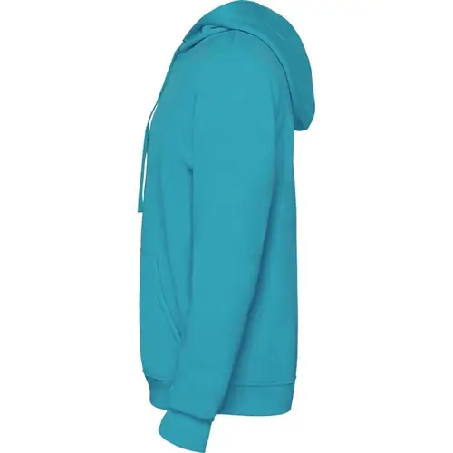 SUDADERA CON CAPUCHA DE DOBLE TEJIDO URBAN REF SU1067 - Left Turquesa