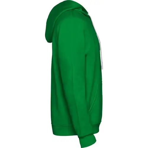 SUDADERA CON CAPUCHA DE DOBLE TEJIDO URBAN REF SU1067 - Right Verde Kelly Blanco