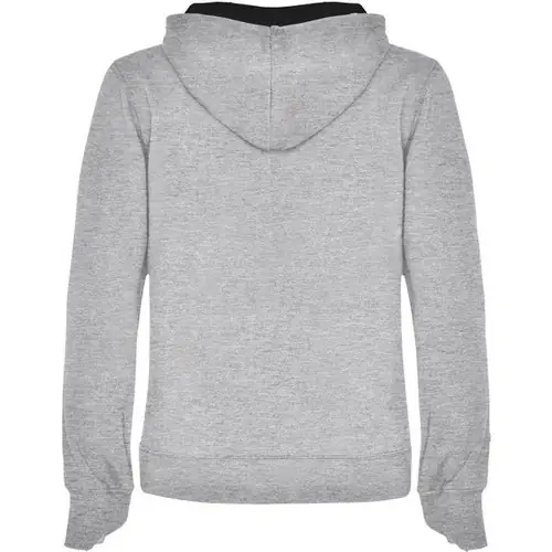 SUDADERA MUJER CON CAPUCHA URBAN WOMAN REF SU1068 ROLY - Back Gris Vigore Negro